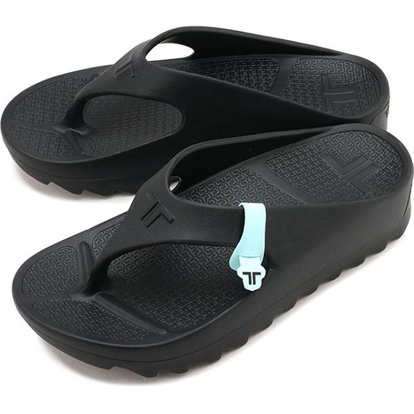 テリック TELIC リカバリーサンダル ダブルフリップシャーク SS26 W-FLIP SHARK ユニセックス 靴 厚底 トング型 ビーチサンダル 疲労回復 黒 正規取扱店