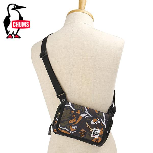 チャムス CHUMS リサイクルウォレットショルダーポーチ [CH60-4094 FW26] Recycle Wallet Shoulder Pouch 鞄 バッグインバッグ カーキグリーン 正規取扱店