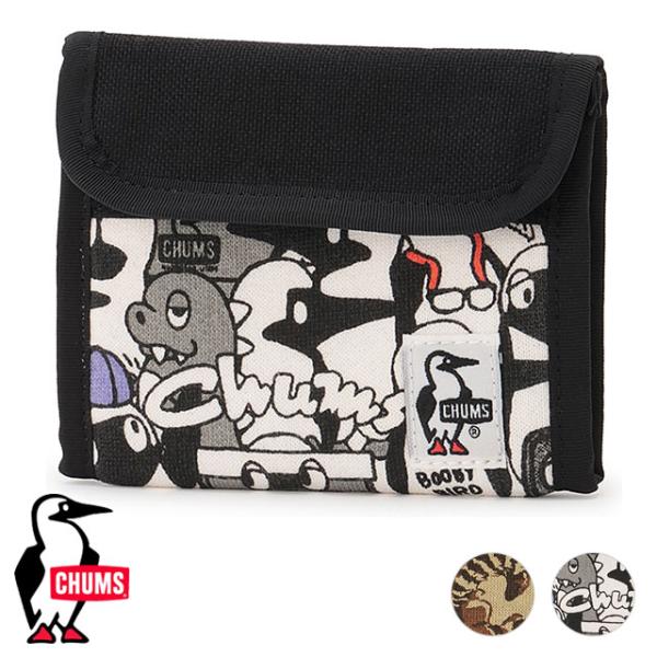 チャムス CHUMS トリフォルドウォレットスウェットナイロン [CH60-3612 FW26] Trifold Wallet Sweat Nylon 小物 三つ折り財布 キーケース  正規取扱店