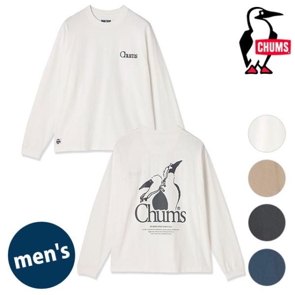 チャムス CHUMS メンズ ブービーバードツインズロングスリーブTシャツ [CH01-2868 FW26] Booby Bird Twins L S T-Shirt トップス カットソー 長袖 オ正規取扱店