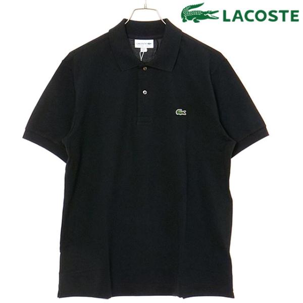 ラコステ LACOSTE L.12.12 クラシックフィット 半袖 ライトポロシャツ PH9851-10-031 L1212 LIGHT POLO SHIRT メンズ 速乾 軽量 テック系素材 BLACK 正規取扱店