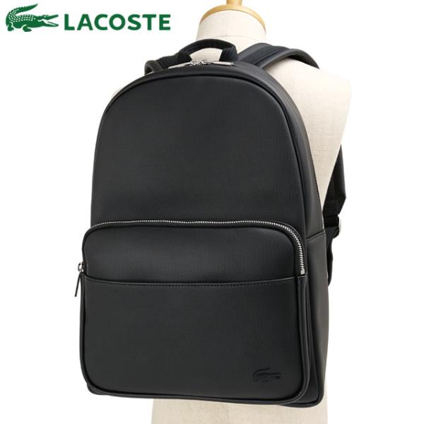 ラコステ LACOSTE メンズクラシック ポケットバックパック NH4430HC-000 FW25 メンズ・レディース 鞄 リュック デイパック ビジネスバッグ ブラック 正規取扱店