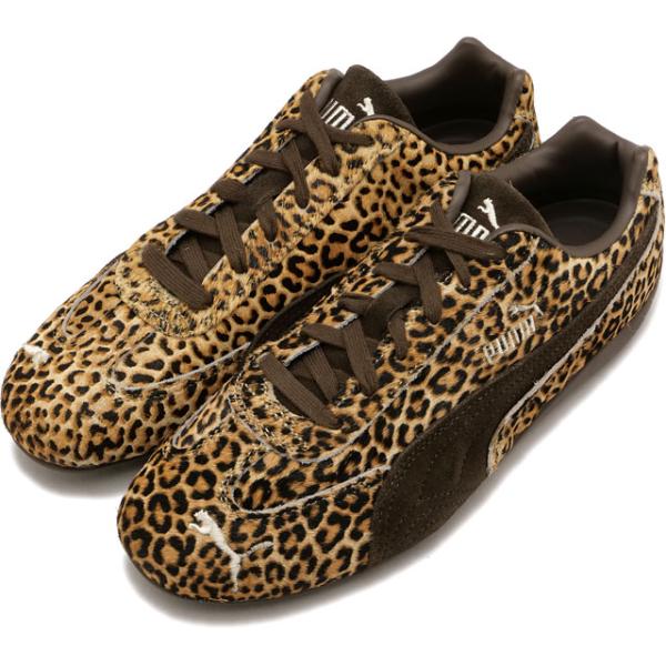 プーマ PUMA スニーカー スピードキャット ワイルド ウィメンズ 406690-01 HO25 レディース Chocolate Warm-White 正規取扱店