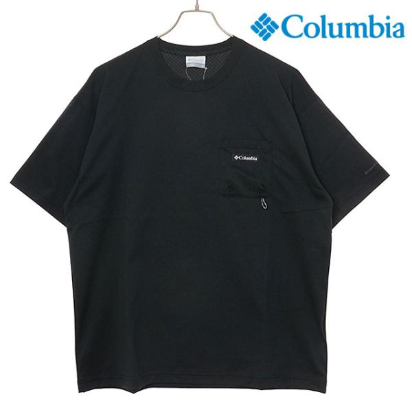コロンビア Columbia Tシャツ メンズ ポーラーパイオニア II ショートスリーブTシャツ PG6902-010 SS26 Polar Pioneer II SS Tee ブラック  正規取扱店