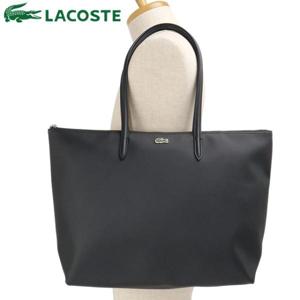 ラコステ LACOSTE L.12.12 コンセプト プチピケ ラージ トートバッグ NF1888PM-000 SS26 ユニセックス ファスナー開閉 肩掛けカバン ビジネス タウン 正規取扱店
