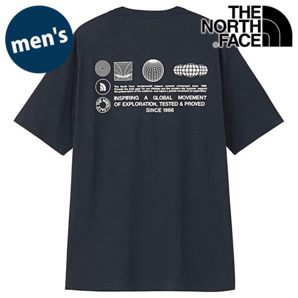 ザ・ノース・フェイス THE NORTH FACE メンズ ショートスリーブフラッシュドライグローブグリッドコットンティー NT32550-UN SS26 S S 紺 ネイビー 正規取扱店