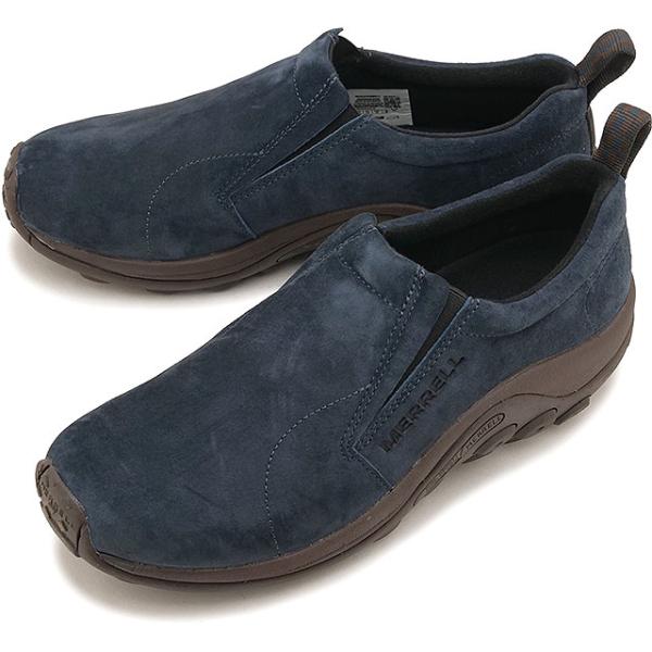 メレル MERRELL スニーカー メンズ ジャングルモック J00005200 M JUNGLE MOC スリッポン シューズ 撥水 スエード 軽量 アウトドア 紺 NAVY 正規取扱店