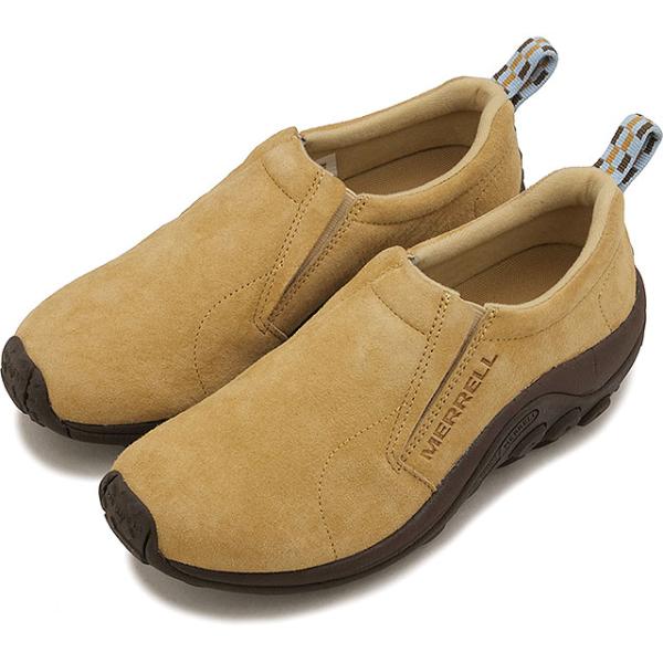 メレル MERRELL スニーカー レディース ジャングルモック ウィメンズ J00005203 W JUNGLE MOC スリッポン シューズ 撥水 スエード 軽量 PECAN 正規取扱店