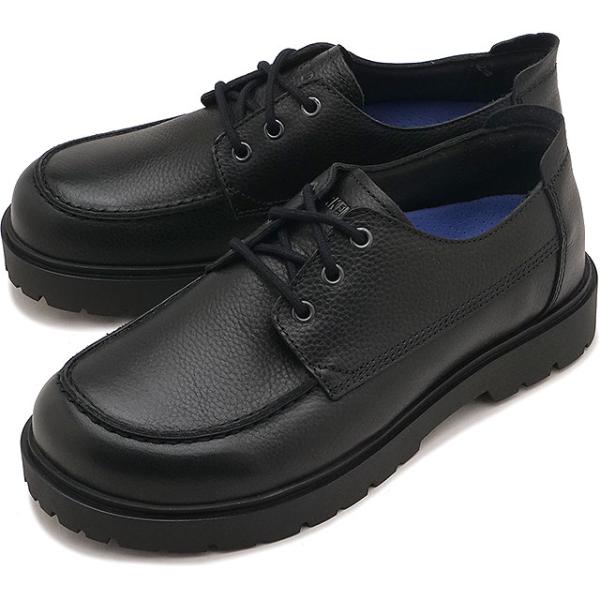 ビルケンシュトック BIRKENSTOCK メンズ ハイウッド モック レース ロウ ナチュラルレザー [1031547 FW26] Highwood Moc Lace Low 靴 黒 ブラック 正規取扱店