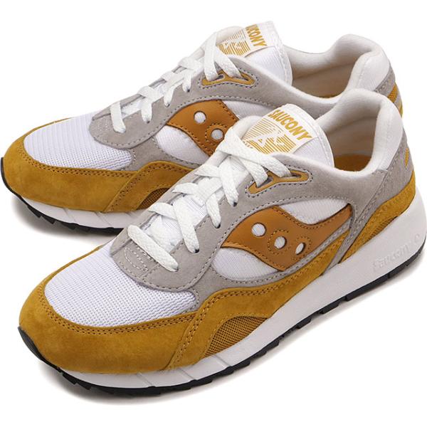 サッカニー Saucony スニーカー シャドウ6000 S70441-68 SHADOW 6000 メンズ レディース レトロランニングシューズ クラシック ベージュ WHITE BEIGE 正規取扱店