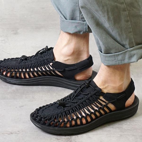 ԕi KEEN L[ Y T_ C UNEEK 3C MEN j[N X[V[ Black/Black 1014097 K戵X