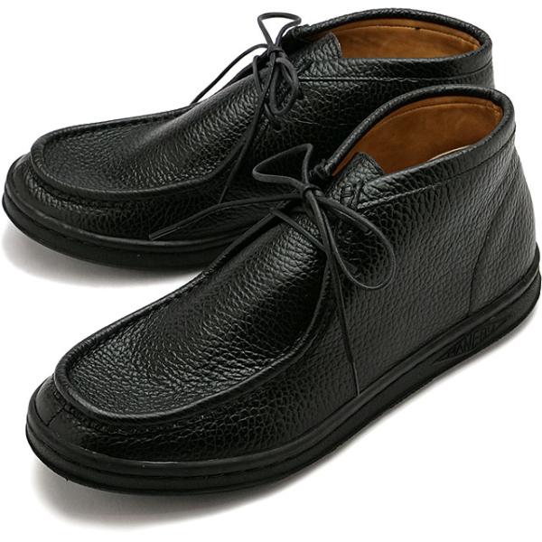 【未使用に近い】MANEBU RASSO BLACK〈定価23,980円〉 MANEBU（マネブ） レザーシューズ ブーミッド シュリンク MNB-032B-SH