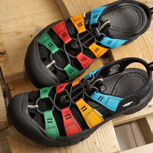 【美品】KEEN アウトドアサンダル ニューポート 25 マルチカラー KEEN キーン サンダル ニューポート エイチツー M NEWPORT H2