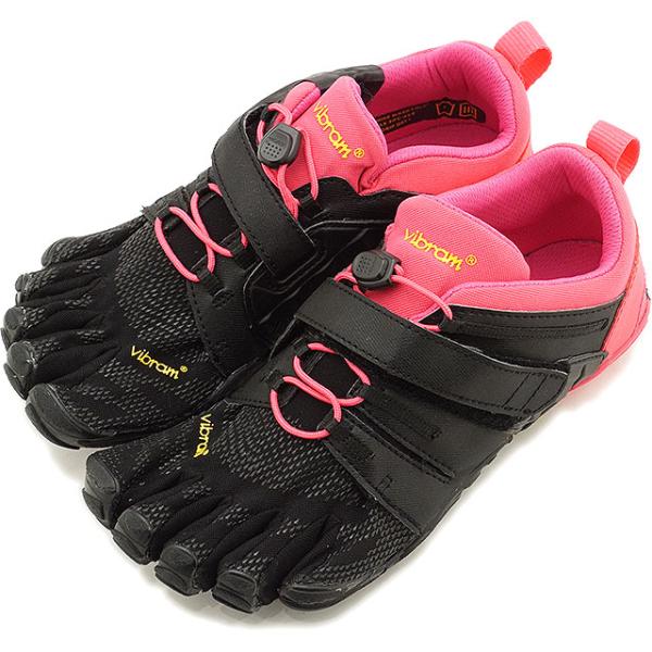 ビブラムファイブフィンガーズ Vibram FiveFingers 5本指シューズ オールラウンドモデル V-Train 2.0 W [20W7703] レディース ジム フィットネス トレーニング ランニング スニーカー BLACK/PINK ブラック系 正規取扱店 Vibram FiveFingers（ビブラムファイブフィンガーズ） Vibram