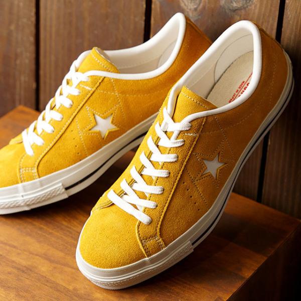コンバース　スター＆バーズ　ジャックスター ワンスター　スエード　イエロー mischiefstyle_10065344