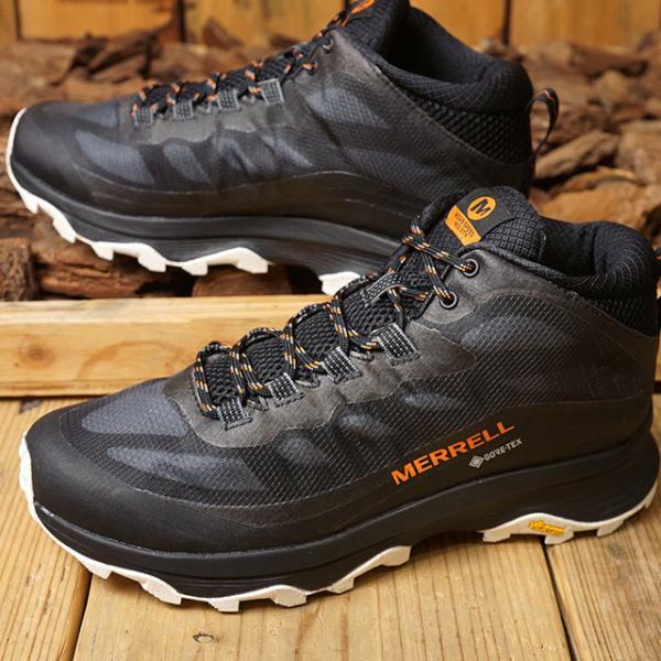 merrell メレル フライトジャケット MA-1 ブラック M GORE-TEX®のロゴでアッパーデザインを再編。MERRELLの『MOAB