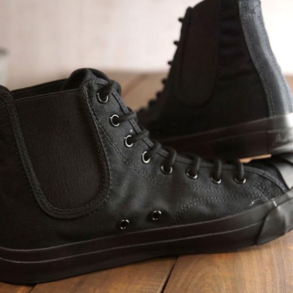 コンバース CONVERSE スニーカー ジャックパーセル サイドゴア RH ハイカット JACK PURCELL SIDEGORE RH HI 33300721 HO21