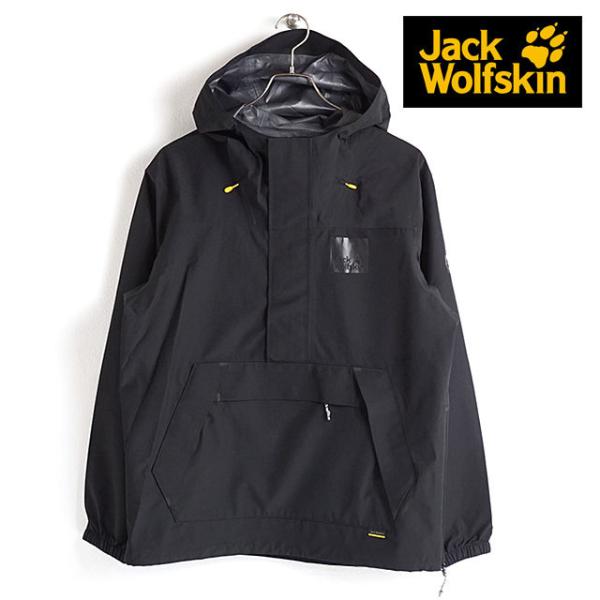 Jack Wolfskin ブラック アノラックパーカー mischiefstyle_10069901