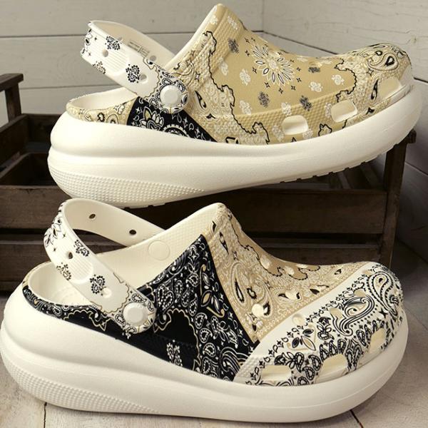バンダナ柄 クロッグサンダル crocs（クロックス） サンダル レディース & メンズ クラシック