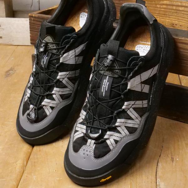 返品送料無料 フラワーマウンテン Flower MOUNTAIN スニーカー イワノツー FM100007 SS25 IWANO2 メンズ Black Gray 正規取扱店