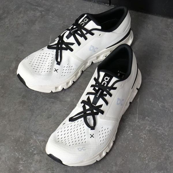 オン On スニーカー クラウド エックス 4 メンズ 3ME30040791 FW25 Cloud X 4 M 男性用 靴 ジム トレーニングシューズ Ivory Black 正規取扱店