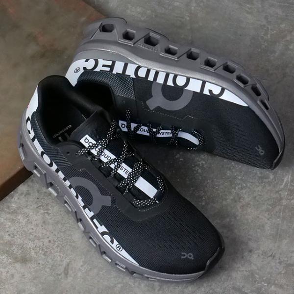 オン On スニーカー クラウドモンスター ルモス メンズ 62.98394 FW25 Cloudmonster Lumos M 男性用 ランニングシューズ 軽量 Black 正規取扱店