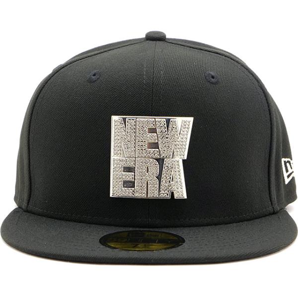 ニューエラ キャップ NEW ERA CAP 59FIFTY ラインストーンバッジ ニューエラ 14668129 FW25 5950 RHINESTONE BADGE NEWERA ブラック 正規取扱店