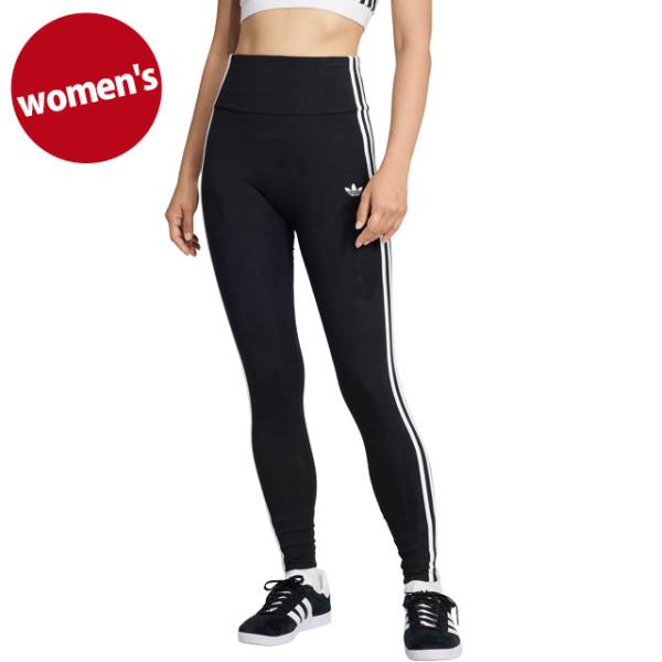 アディダス オリジナルス adidas Originals レディース スリーストライプス レギンス TJ595 KD5572 SS26 3 STRIPES LEGGINGS ブラック ホワイト  正規取扱店