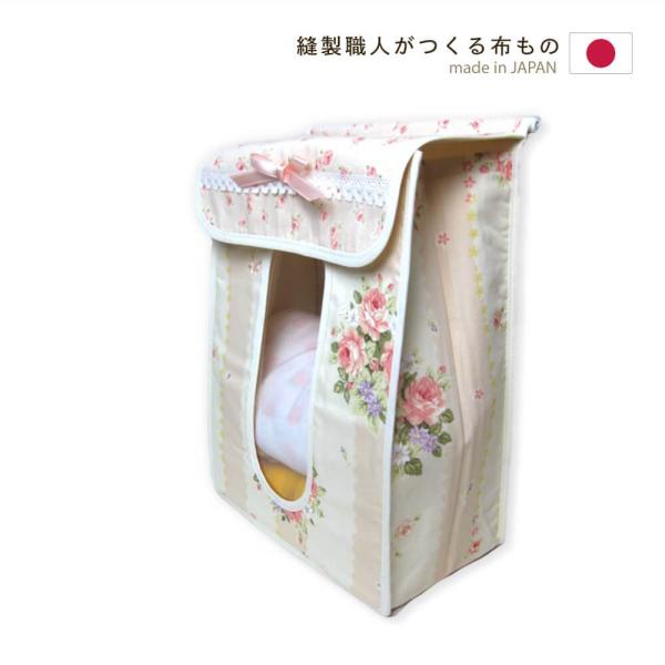 ●商品仕様素材：綿１００％サイズ：約 縦32・横23.5・マチ13ｃｍ容量：フェイスタオル6〜８枚製造国：日本●商品の主な特徴・安心の日本製！当社で丁寧に縫製しました。・中身を清潔に守ります。・抜群の収納力・様々なシーンでご利用いただけます...