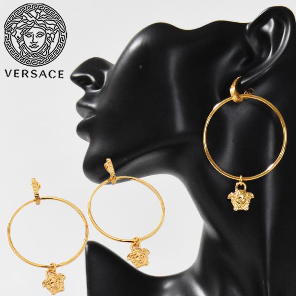 VERSACE（ヴェルサーチェ） ヴェルサーチ ピアス メデューサ グレカ