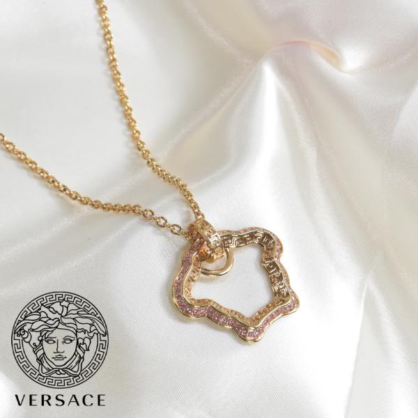VERSACE ヴェルサーチ ネックレス レディース ゴールド ピンク VERSACE ヴェルサーチ ネックレス レディース ゴールド ピンク