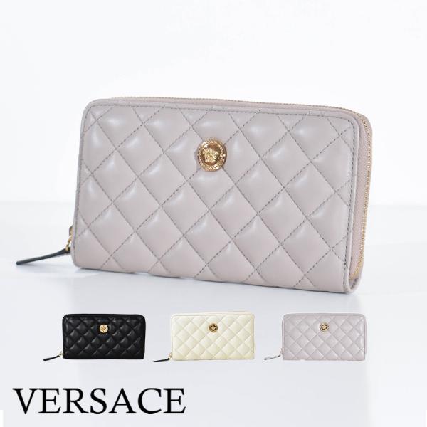 VERSACE ヴェルサーチ 財布 長財布 メデューサ レザー VERSACE ヴェルサーチ 財布 長財布 メデューサ レザー