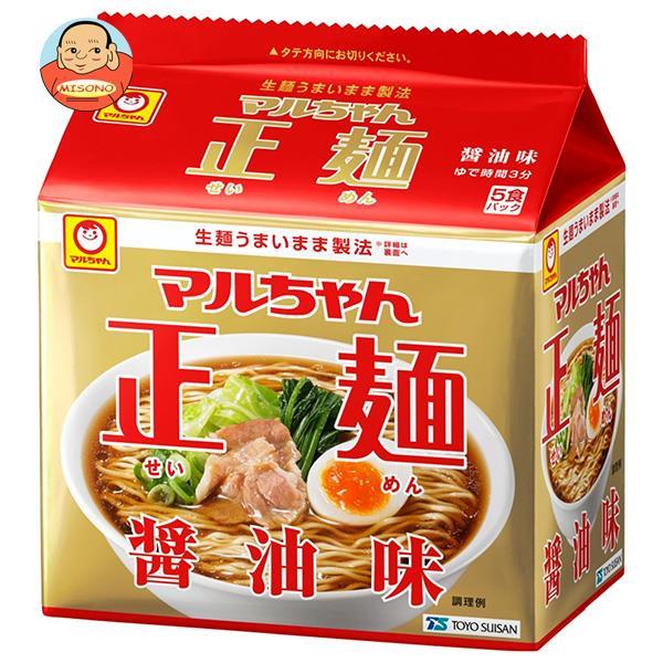 東洋水産 マルちゃん正麺 醤油味 (105g×5食)×6個入｜ 送料別 : 味園