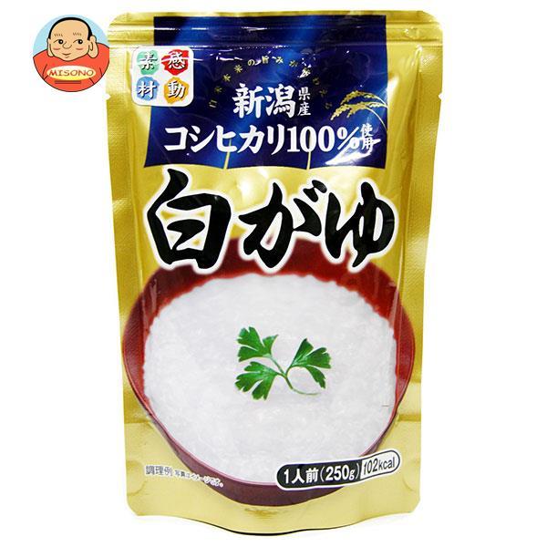 ヒカリ食品 こしひかり100％ 白がゆ 250gパウチ×24個入｜ 送料別