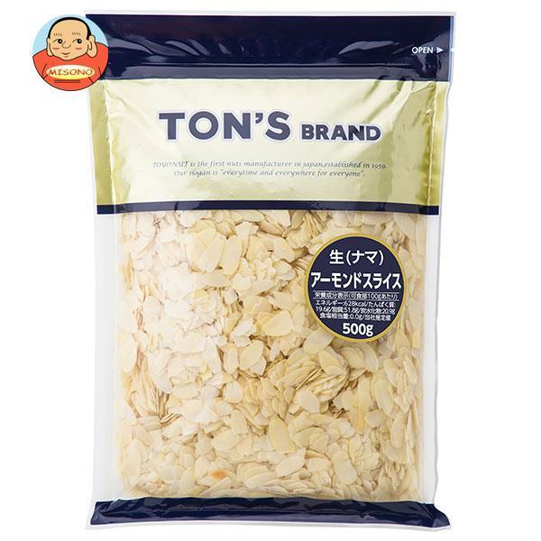 東洋ナッツ食品 トン アーモンドスライス(生) 500g×12袋入｜ 送料別