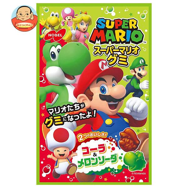 NOBEL ノーベル製菓 スーパーマリオグミ コーラ&メロンソーダ 50g×6袋