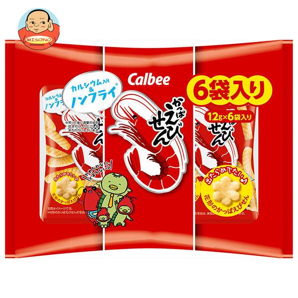 カルビー かっぱえびせん 6P 72g×12袋入 メーカー 問屋直送｜ 送料無料