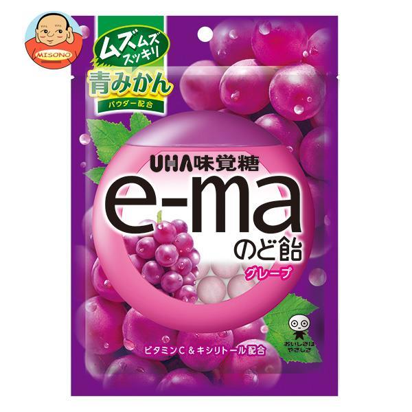 UHA味覚糖 e-maのど飴 袋 (グレープ) 50g×6袋入｜ 送料別 : 味園