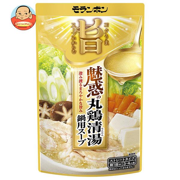 まとめ買いで送料がオトク！2ケースまでは、送料1個口（1梱包）の配送料金でお届けします。1袋あたりの商品価格290円（税別）調味料 ストレート 鍋スープ 丸鶏 清湯