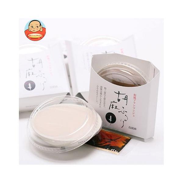 大覚総本舗 和風ブランマンジェ 胡麻ふるり 白胡麻 (生菓子80g・黒蜜10g)×40個入 爆買／／大覚総本舗 和風ブランマンジェ 胡麻ふるり 白胡麻 (生菓子80g