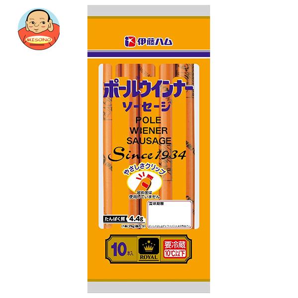 伊藤ハム ポールウインナーソーセージ 290g(10本入)×12個入 メーカー 問屋直送｜ 送料無料