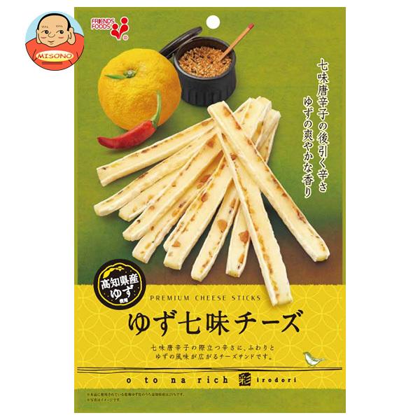 井上食品 o to na rich 彩 ゆず七味チーズ 43g×10袋入｜ 送料別