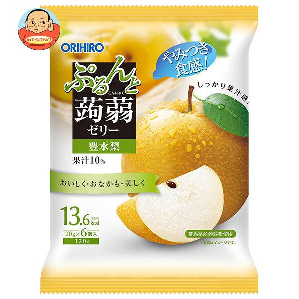 ORIHIRO（オリヒロ） ぷるんと蒟蒻ゼリー 豊水梨 (20gパウチ×6個)×24袋
