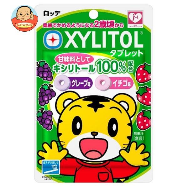 まとめ買いで送料がオトク！3ケースまでは、送料1個口（1梱包）の配送料金でお届けします。1袋あたりの商品価格１７５円（税別）お菓子 タブレット 2歳頃から しまじろう XYLITOL