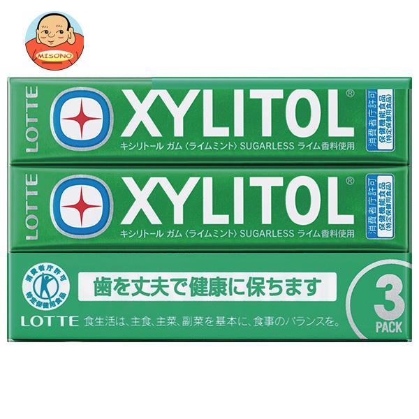 ロッテ（LOTTE） キシリトールガム ライムミント【特定保健用食品 特保