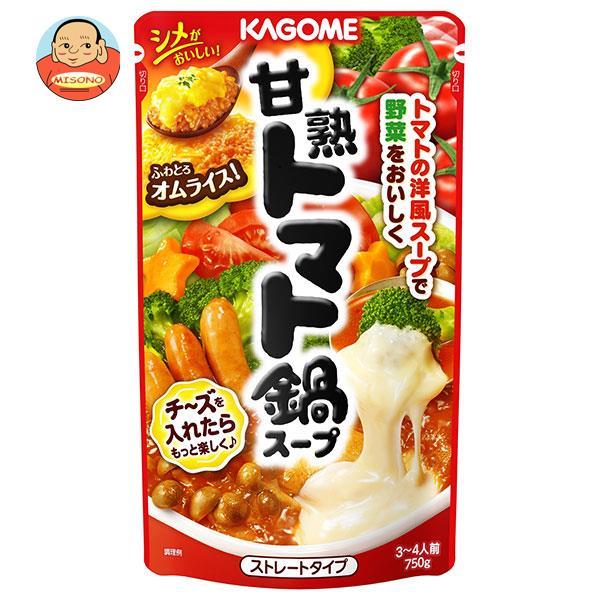 KAGOME（カゴメ） 甘熟トマト鍋スープ 750g×12袋入｜ 送料別 : 味園