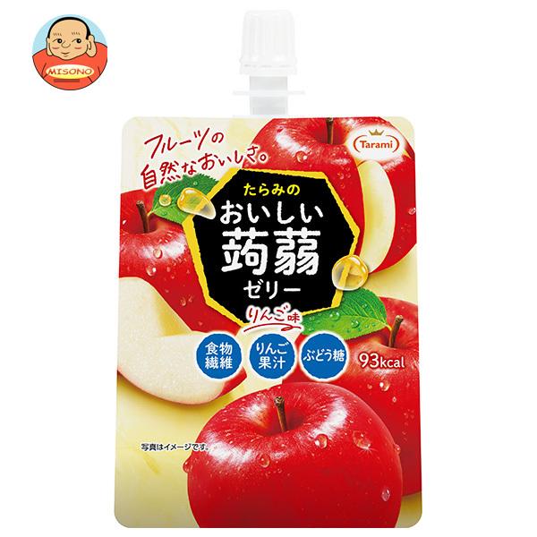 たらみ おいしい蒟蒻ゼリー りんご味 150gパウチ×30本入｜ 送料別