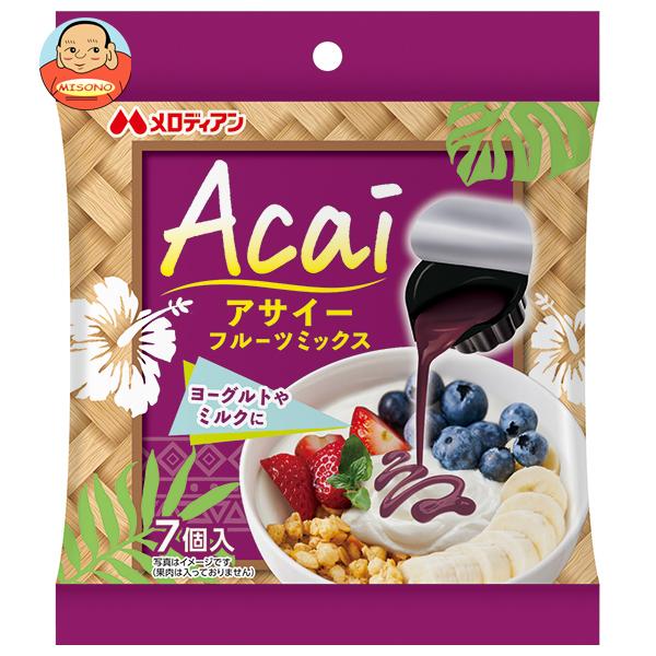 メロディアン アサイーフルーツミックス (14g×7個)×20袋入｜ 送料別