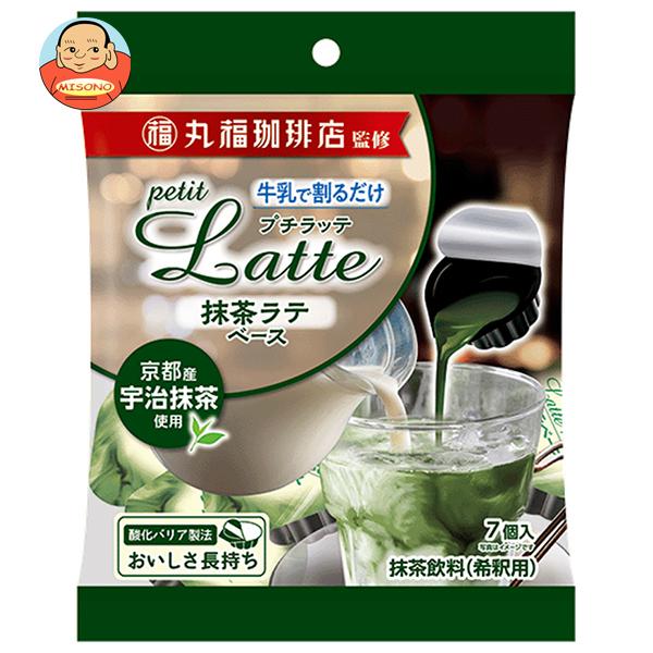 メロディアン 丸福珈琲店監修 プチラッテ 抹茶ラテベース (16g×7P)×20