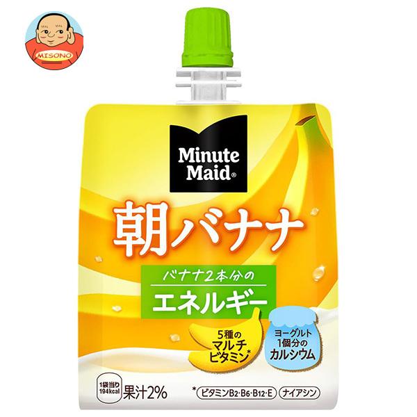 他サイト： コカコーラ ミニッツメイド 朝バナナ 180gパウチ×24本入｜ 送料別の商品画像